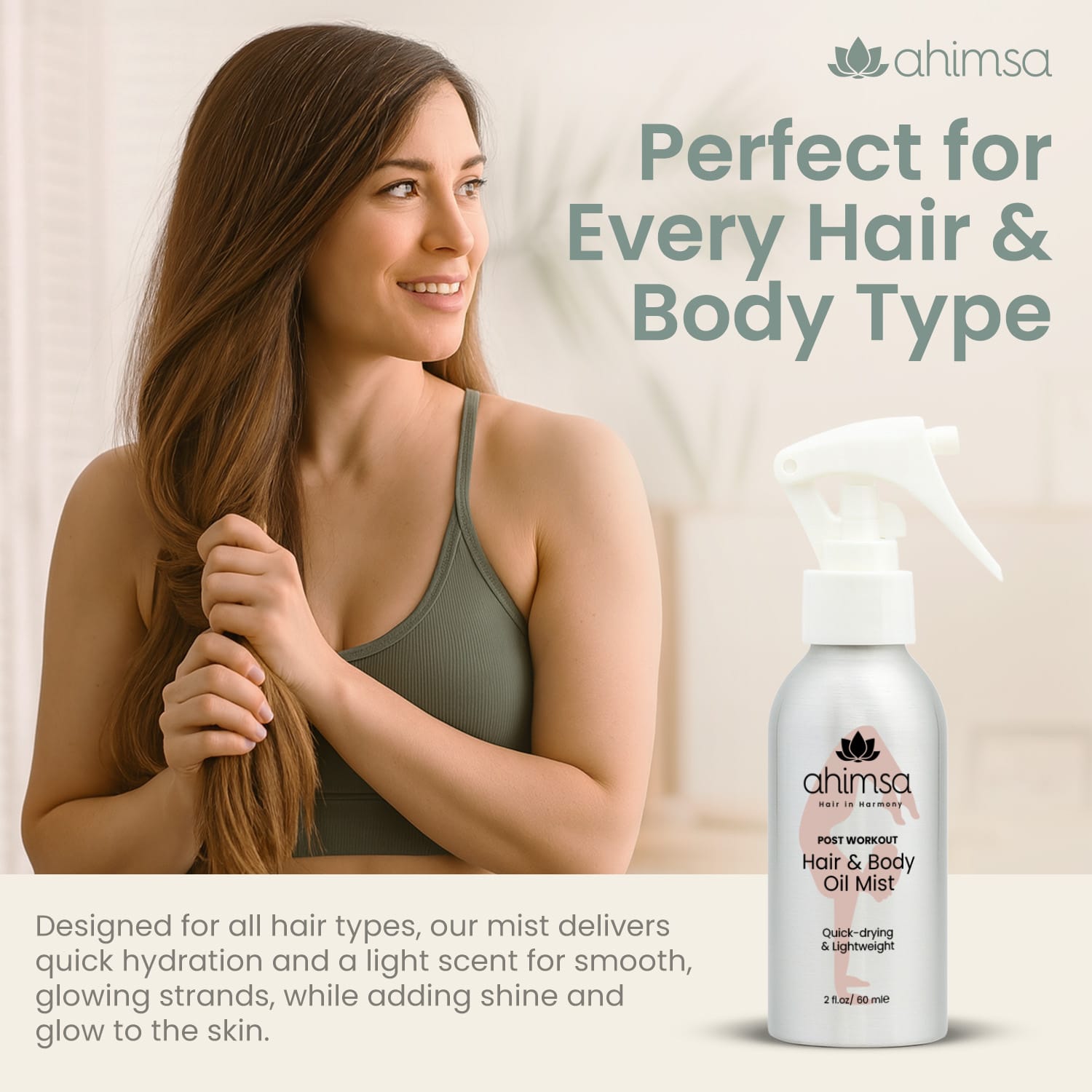 Hair & Body Oil Mist — Lightweight Silicone-Free Oil for Hair and Skin - Image 4