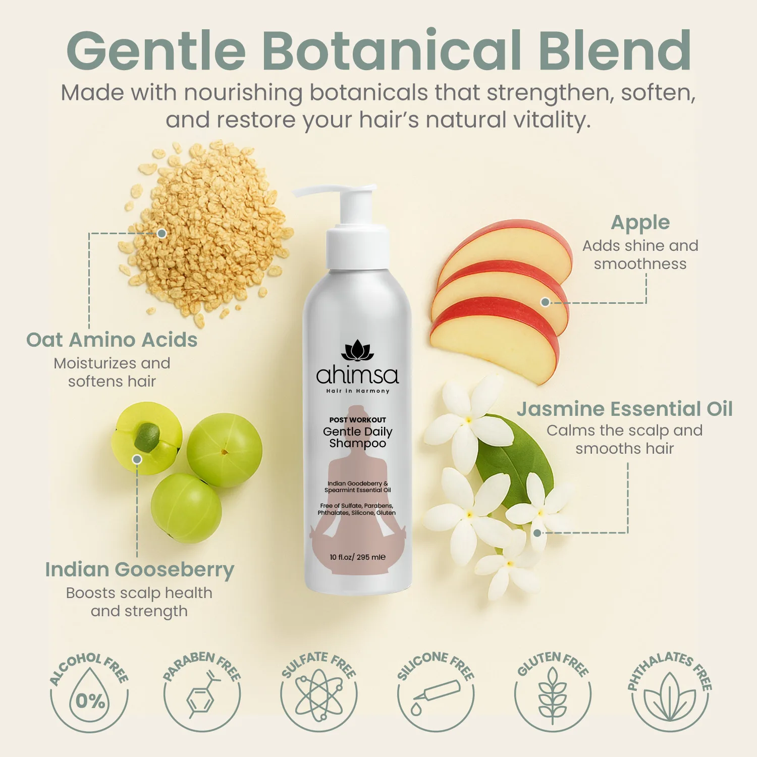 Gentle Daily Shampoo — Safe, Sulfate-Free Hair Cleansing - Image 3