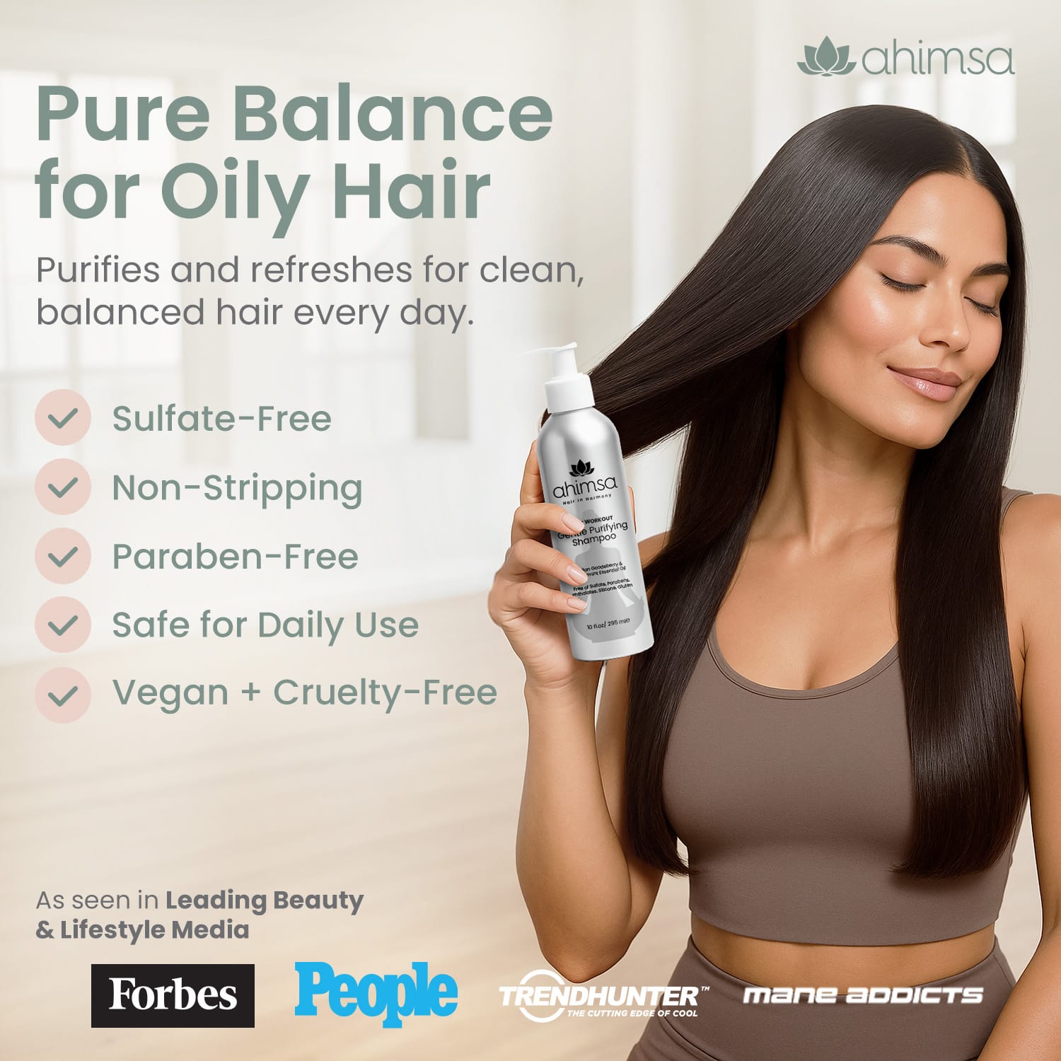 Gentle Purifying Shampoo — Sulfate-Free Scalp Cleanse - Image 2