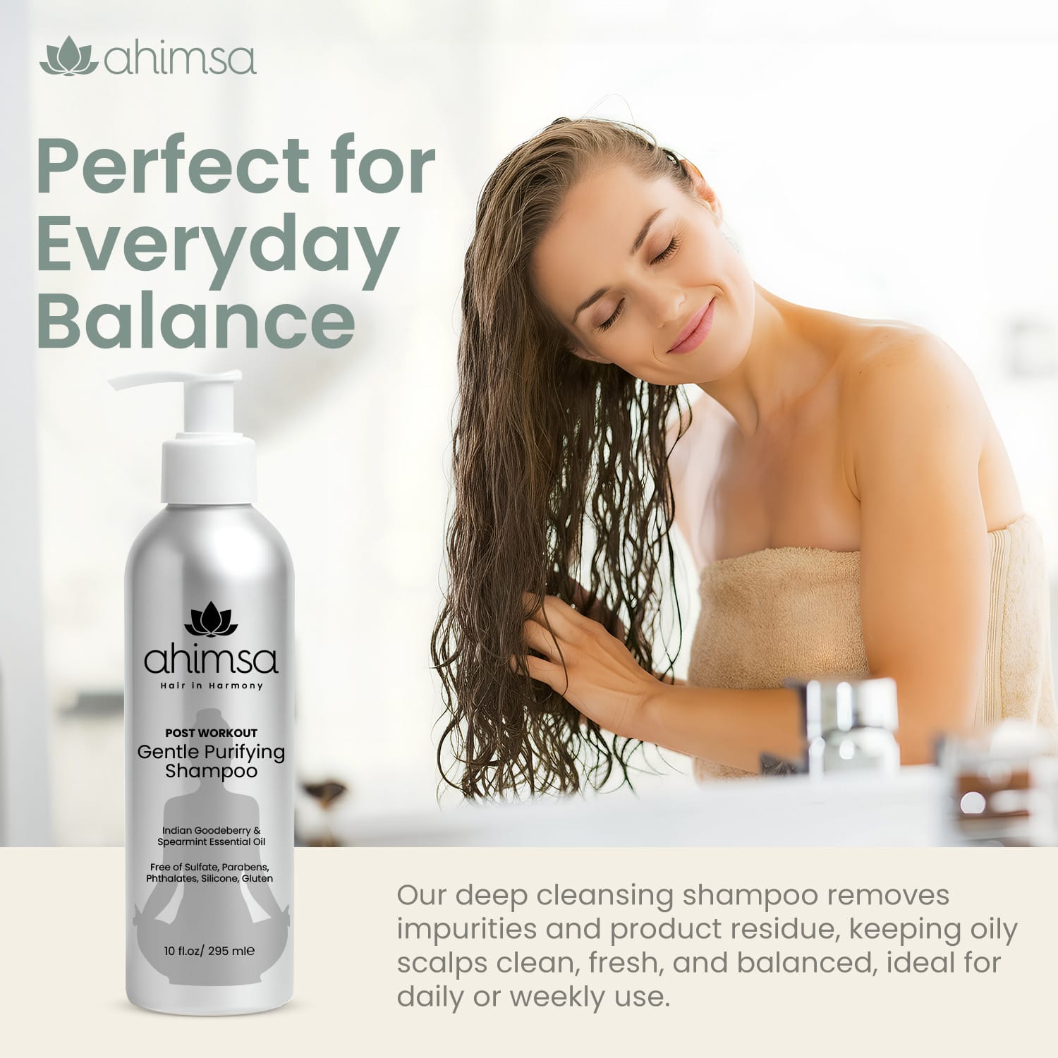 Gentle Purifying Shampoo — Sulfate-Free Scalp Cleanse - Image 4