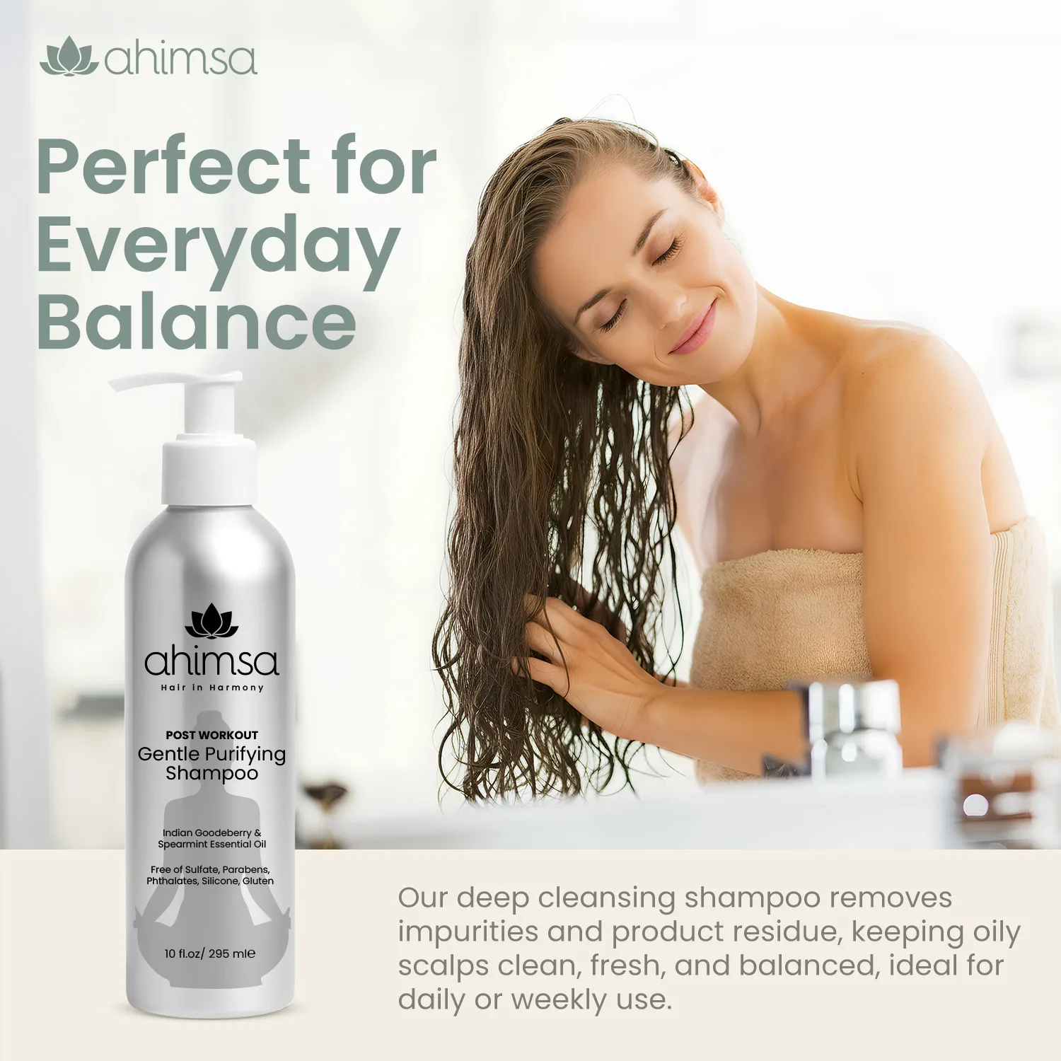 Gentle Purifying Shampoo — Sulfate-Free Scalp Cleanse - Image 4