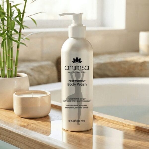 Ahimsa body wash for sulfate free post workout