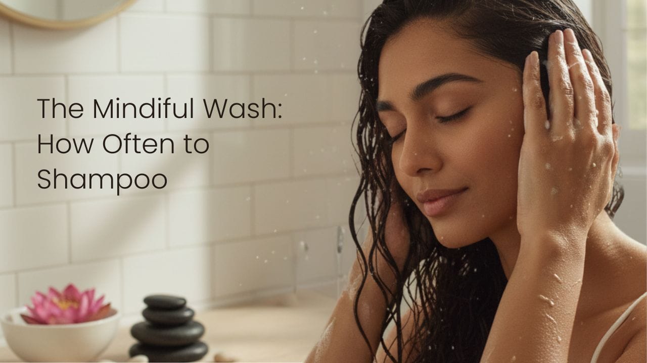 Untitled (Website) (6) Woman post workoutl useing ahimsa gentle daily shampoo